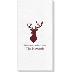 Mounted Buck Deville Guest Towels