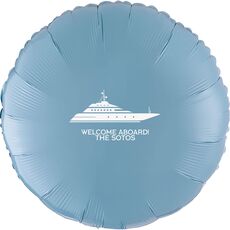 Big Yacht Mylar Balloons