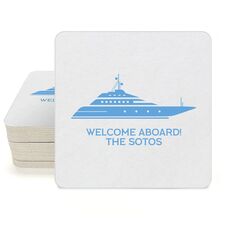 Big Yacht Square Coasters