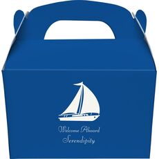Large Sailboat Gable Favor Boxes