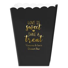 Love is Sweet Take a Treat Mini Popcorn Boxes