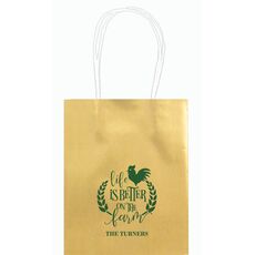 Life Is Better On The Farm Mini Twisted Handled Bags