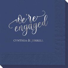 We're Engaged Napkins