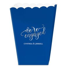 We're Engaged Mini Popcorn Boxes