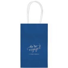 We're Engaged Medium Twisted Handled Bags