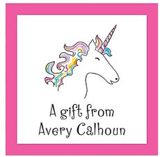 Unicorn Dream Square Gift Stickers