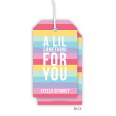 Colorful Stripes Vertical Hanging Gift Tags