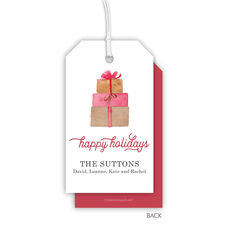 Watercolor Gifts Vertical Hanging Gift Tags