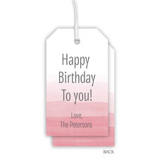 Colorful Ombre Vertical Hanging Gift Tags