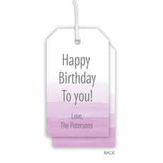 Colorful Ombre Vertical Hanging Gift Tags