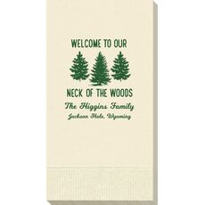 Welcome To Our Neck Of The Woods Guest Towels