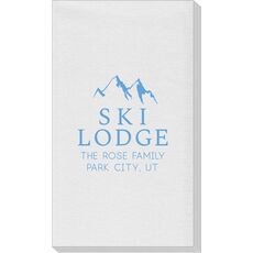Mountain Ski Lodge Linen Like Guest Towels