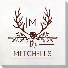 Family Antlers Bamboo Luxe Napkins