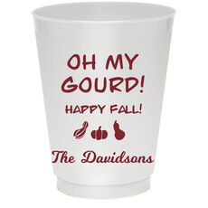 Oh My Gourd Colored Shatterproof Cups