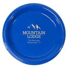 Mountain Lodge Plastic Plates