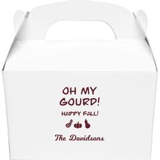 Oh My Gourd Gable Favor Boxes