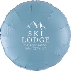 Mountain Ski Lodge Mylar Balloons