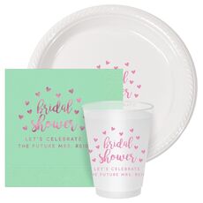 Confetti Hearts Bridal Shower