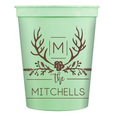Family Antlers Stadium Cups