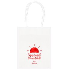 Enjoy Sunset on our Bluff Mini Twisted Handled Bags