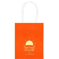 Enjoy Sunset on our Cliff Mini Twisted Handled Bags