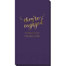 They're Engaged Guest Towels
