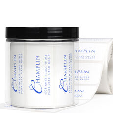 Big Name Rectangle Address Labels in a Jar