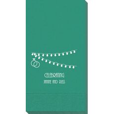 Wedding String Lights Guest Towels