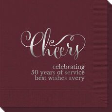 Curly Cheers Napkins