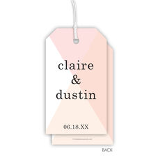 Chic Abstract Vertical Hanging Gift Tags