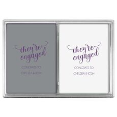 They're Engaged Double Deck Playing Cards