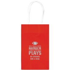 We Tailgate Harder Than Your Team Plays Medium Twisted Handled Bags