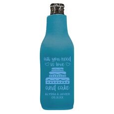 All You Need Is Love and Cake Bottle Huggers