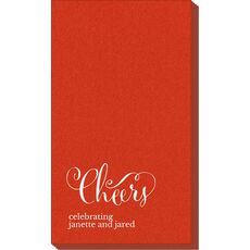 Curly Cheers Linen Like Guest Towels