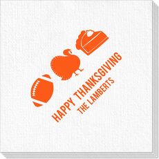 Football Turkey Pie Deville Napkins