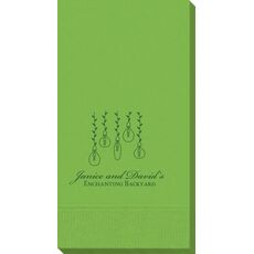 Hanging Vine Lights Guest Towels