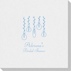 Hanging Vine Lights Linen Like Napkins