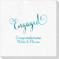 Romantic Engaged Deville Napkins