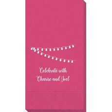 String Lights Guest Towels