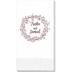 Vine Wreath Guest Towels