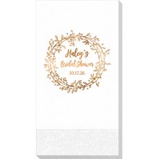 Vine Wreath Guest Towels