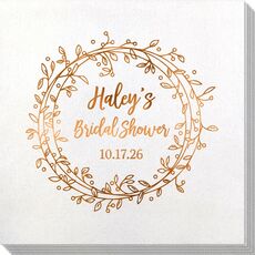 Vine Wreath Bamboo Luxe Napkins