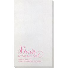 Brews Before The I Dos Bamboo Luxe Guest Towels