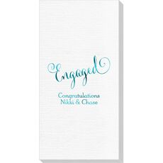 Romantic Engaged Deville Guest Towels