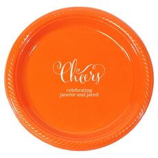 Curly Cheers Plastic Plates