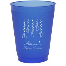 Hanging Vine Lights Colored Shatterproof Cups