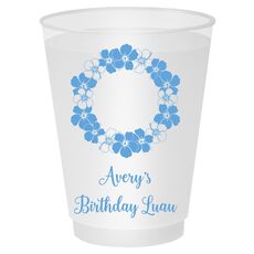 Hawaiian Lei Shatterproof Cups