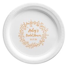 Vine Wreath Paper Plates