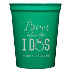 Brews Before The I Dos with Rings Stadium Cups