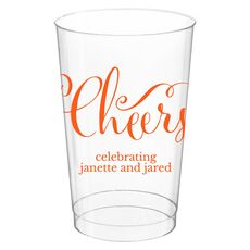 Curly Cheers Clear Plastic Cups